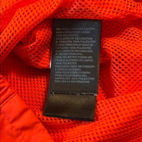 The North Face Red Raincoat Hood Water-Resistant Fabric Size 2T EUC - Picture 5 of 5